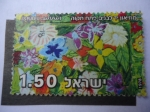 Stamps Israel -  Flores - Conmemoración del Día de los Caídos.