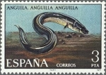 Stamps Spain -  2405 - Fauna hispánica - Anguila