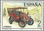 Stamps Spain -  2409 - Automóviles antiguos españoles - La cuadra 1900