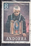 Stamps Andorra -  L'ERMITA DE MERITXELL 