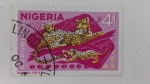 Sellos de Africa - Nigeria -  Leopardo