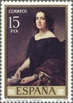 Stamps Spain -  2436 - Federico Madrazo - Gertrudis Gómez de Avellaneda