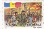 Stamps Romania -  REVOLUCIÓN POPULAR EN BUCAREST 