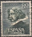 Stamps Spain -  III Centenario de la muerte de Velazquez .  ED 1340