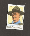 Sellos de Europa - Blgica -  100 Aniv. de los exploradores, Baden-Powell