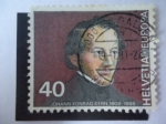 Stamps Switzerland -  Johann Conrad Kern (1808-1988)- Abogado y político