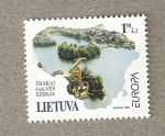 Sellos del Mundo : Europa : Lituania : Lagos de Trakai