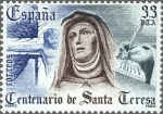 Stamps Spain -  2674 - IV centenario de la muerte de Santa Teresa de Ávila