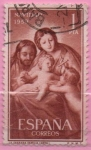 Stamps Spain -  Navidad (Sagrada Familia)