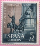 Sellos de Europa - Espaa -  IV centenario d´l´capital d´Madrid (Monumento a Cervantes)