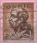 Sellos de Europa - Espaa -  XII centenario d´l´Fundacion dl Oviedo (Fruela I)