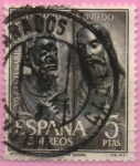 Sellos de Europa - Espaa -  XII centenario d´l´Fundacion dl Oviedo (San Pedro y San Pablo)