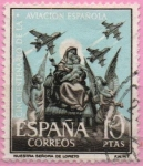 Sellos de Europa - Espaa -  L aniversario d´l´Aviacion Española (Virjen d´Loreto)