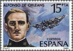 Stamps Spain -  2597 - Pioneros de la aviación - Alfontso de Orleáns y Borbón