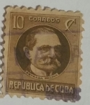 Sellos de America - Cuba -  Estrada Palma 10 c