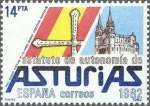 Stamps Spain -  2688 - Estatuto de Autonomía - Asturias