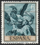 Stamps Spain -  1919 - La Visión de San Juan, de Alonso Cano