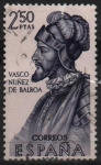 Sellos del Mundo : Europa : Espaa : Vasco Nuñez d´Balboa