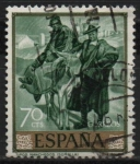 Stamps Spain -  Tipos Manchegos