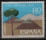 Sellos de Europa - Espaa -  XXV años d´paz Española (Repoblacion Forestal)