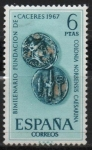 Stamps Spain -  Bimilenario d´l´fundacion d´Caceres (Denario Romano)