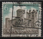 Stamps Spain -  Castillos d´España (Torrelobaton Valladolid)