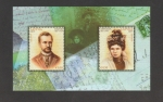 Stamps Latvia -  150 Aniv. del nacimiento de Janis  Pliekans