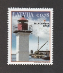 Stamps Latvia -  Faro de Salagrivas