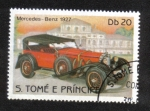 Stamps So Tom and Prncipe -  Automóviles, Mercedes-Benz 1927