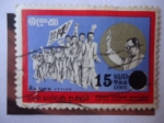 Stamps Sri Lanka -  Solomon Bandaranaike (1899-1959) - Marcha de la Victoria-Independencia.