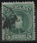 Stamps Spain -  Alfonso XIII