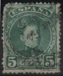 Stamps Spain -  Alfonso XIII