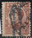 Stamps Spain -  Alfonso XIII