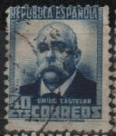 Stamps Spain -  Emilio Castelar