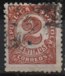 Stamps Spain -  Cifras