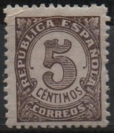 Stamps Spain -  Cifras