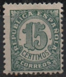 Stamps Spain -  Cifras