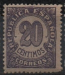 Stamps Spain -  Cifras