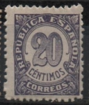 Stamps Spain -  Cifras