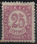 Stamps Spain -  Cifras