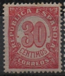 Stamps Spain -  Cifras