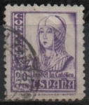 Stamps Spain -  Isabel la Catolica