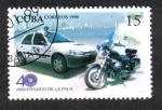 Stamps Cuba -  40 Aniversario de la P.N.R.