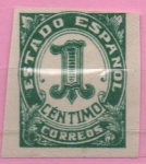 Stamps Spain -  Cifras