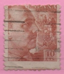 Stamps Spain -  General Franco