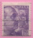 Stamps Spain -  General Franco