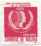 Stamps Bolivia -  Año Internacional de la Juventud