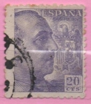 Stamps Spain -  General Franco