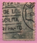 Stamps Spain -  General Franco