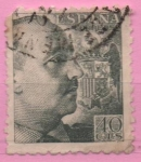 Stamps Spain -  General Franco